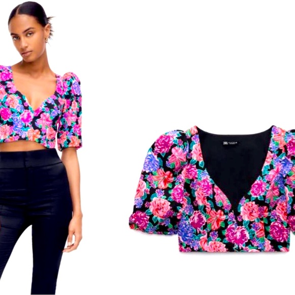 Zara floral print - Picture 1 of 1
